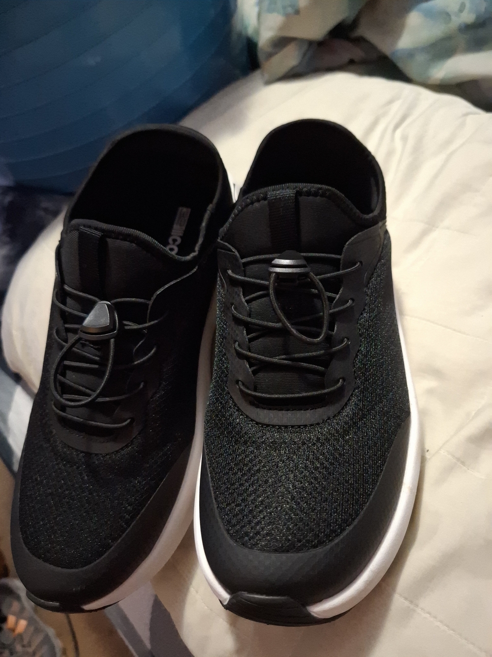 Men's Black Mesh Athletic Sneakers - Comfortable Everyday Trainers